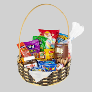 Cesta de Guloseimas - Marrom