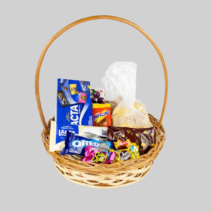 Cesta de Café com Chocolates